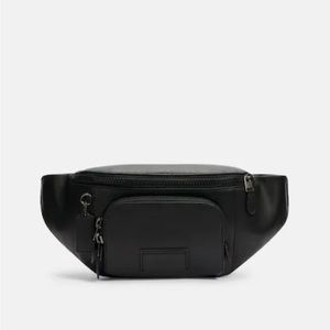 Coach Factory Black Leather Bumbag